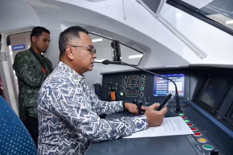 Majlis Penyempurnaan & Pengoperasian Landasan Berkembar Elektrik Gemas - Johor Bahru